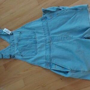 Denim Short overalls. Light blue. Old Navy